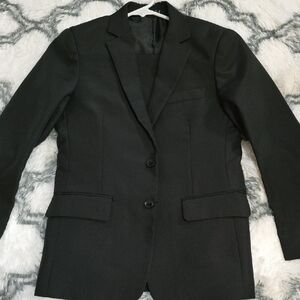 Enrico Rossini Black Boys Suit